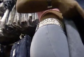 Sexy porno trans eesli paksud teksad, jeans teksad, lühikesed püksid 41,